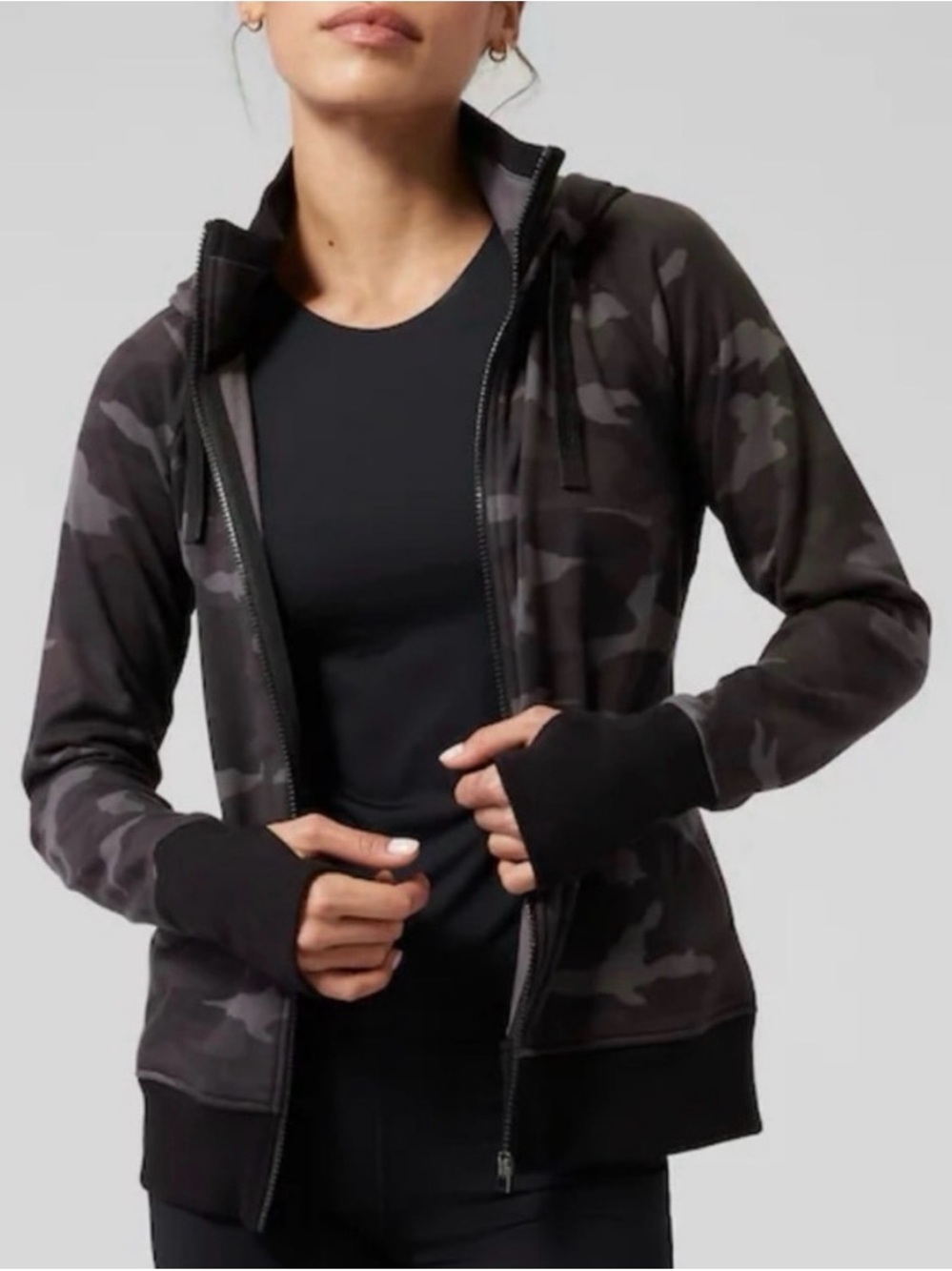 Athleta triumph full zip jacket size medium